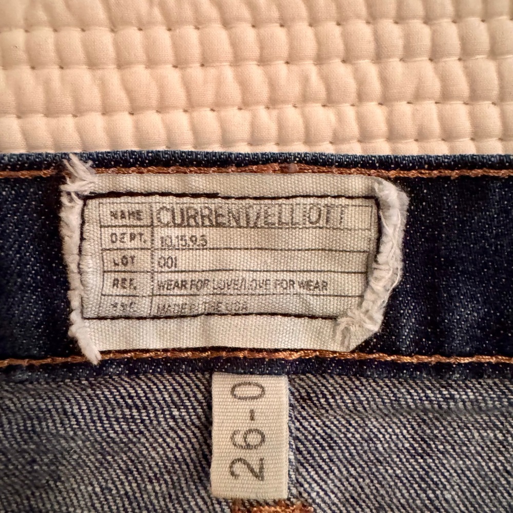 Current/Elliott Cropped Roller Wild Card Destroy Jeans - Picture 3 of 4